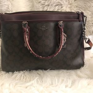 !!!SOLD!!! - Coach Morgan - exotic trim